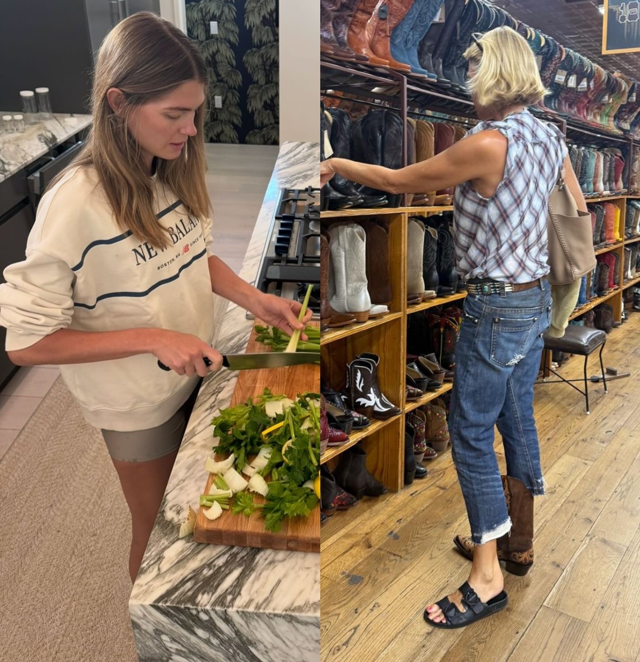 Τζένη Μπαλατσινο'υ και Αμαλία Κωστοπούλου στο Τέξας