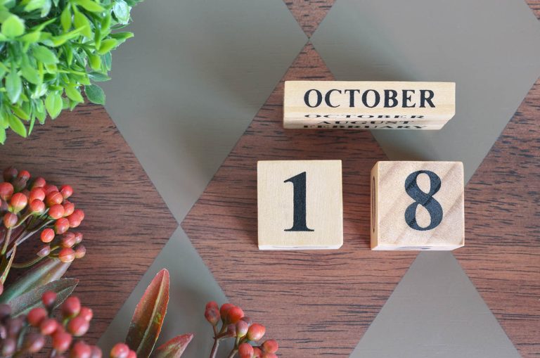 Ημερολόγιο - Οκτώβριος 18