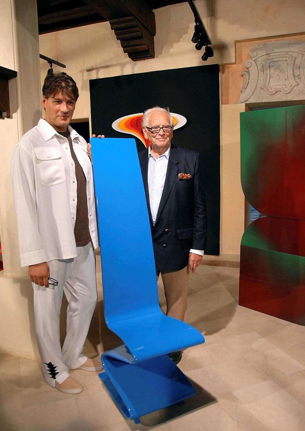 O Pierre Cardin και ο Rodrigo Cardin.