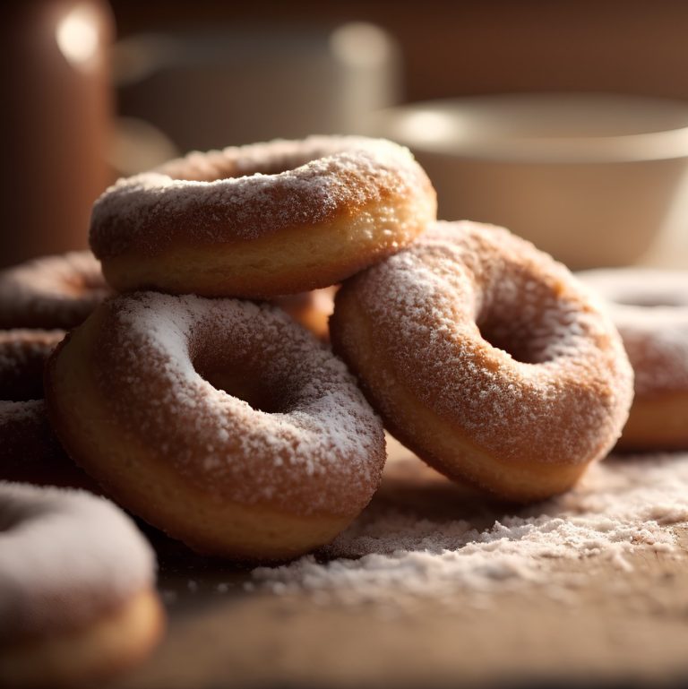 Donuts με ζάχαρη