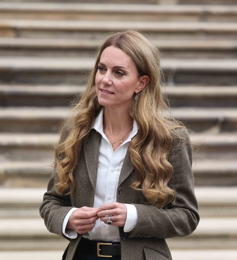 H Kate Middleton στους πρόσφατα ανακαινισμένους κήπους του Μουσείου Φυσικής Ιστορίας στις 4 Σεπτεμβρίου 2025 στο Λονδίνο.