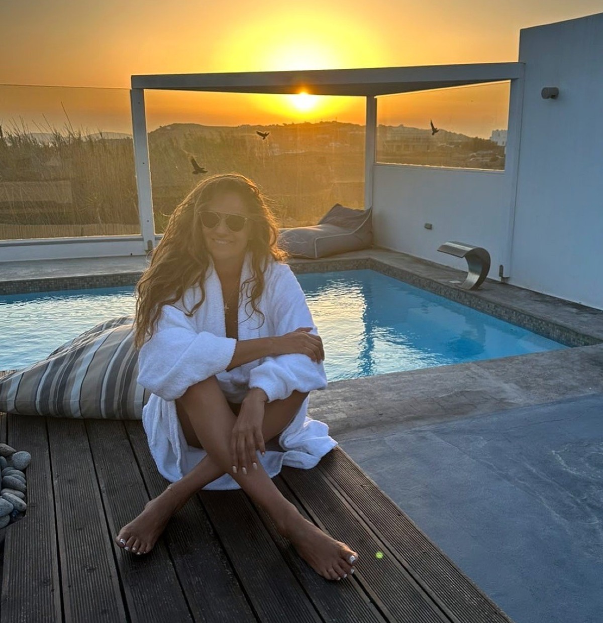 Η Βίκυ Κουλιανού στη Μύκονο