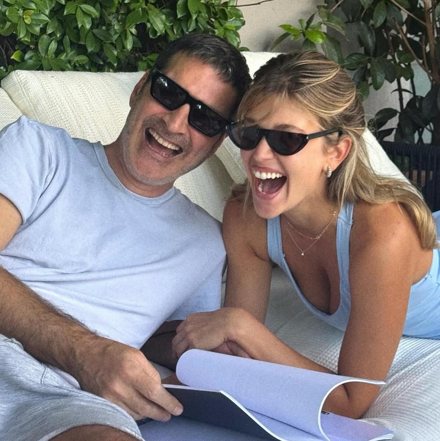 Ο Χριστόφορος Παπακαλιάτης και η Κλέλια Ανδριολάτου