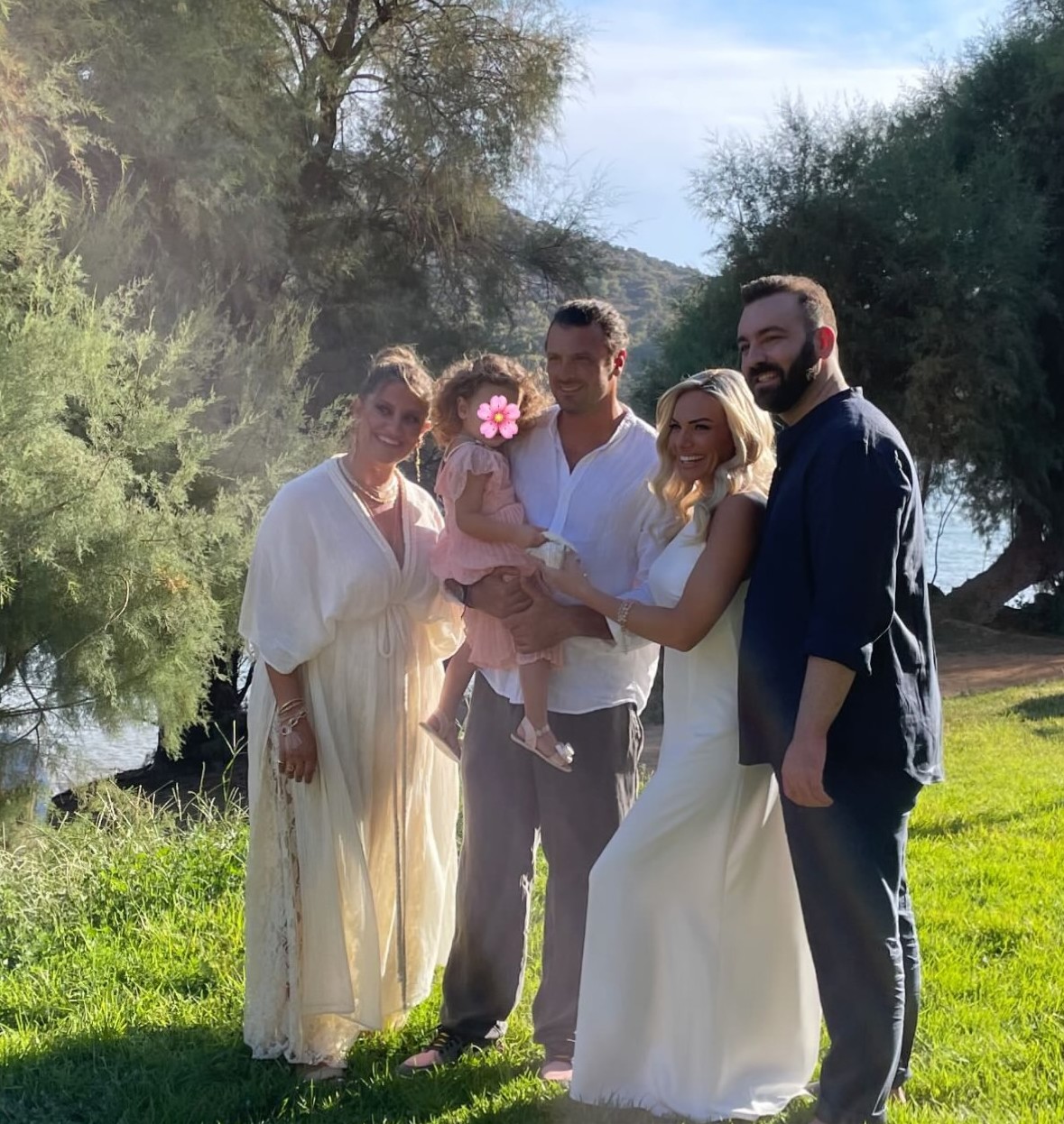 Η Ιωάννα Μαλέσκου και ο Κωνσταντίνος Δανιάς βάπτισαν την κόρη τους