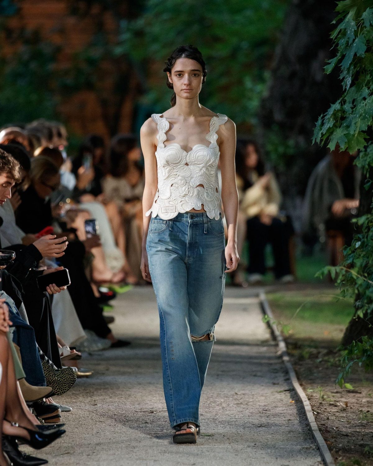 μοντέλο σε πασαρέλα