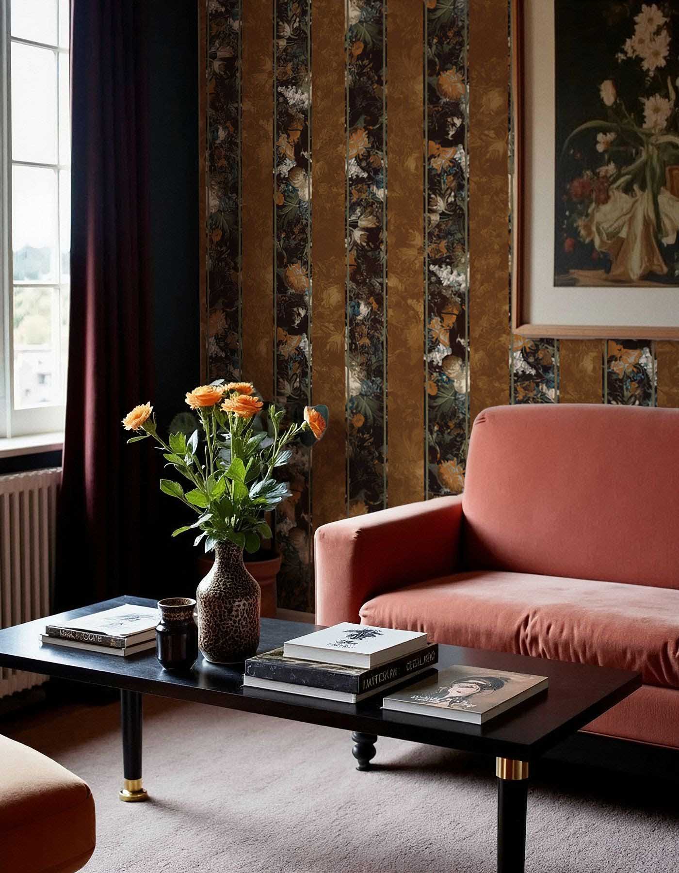 Ταπετσαρία για σκοτεινή διακόσμηση Gothic Glam