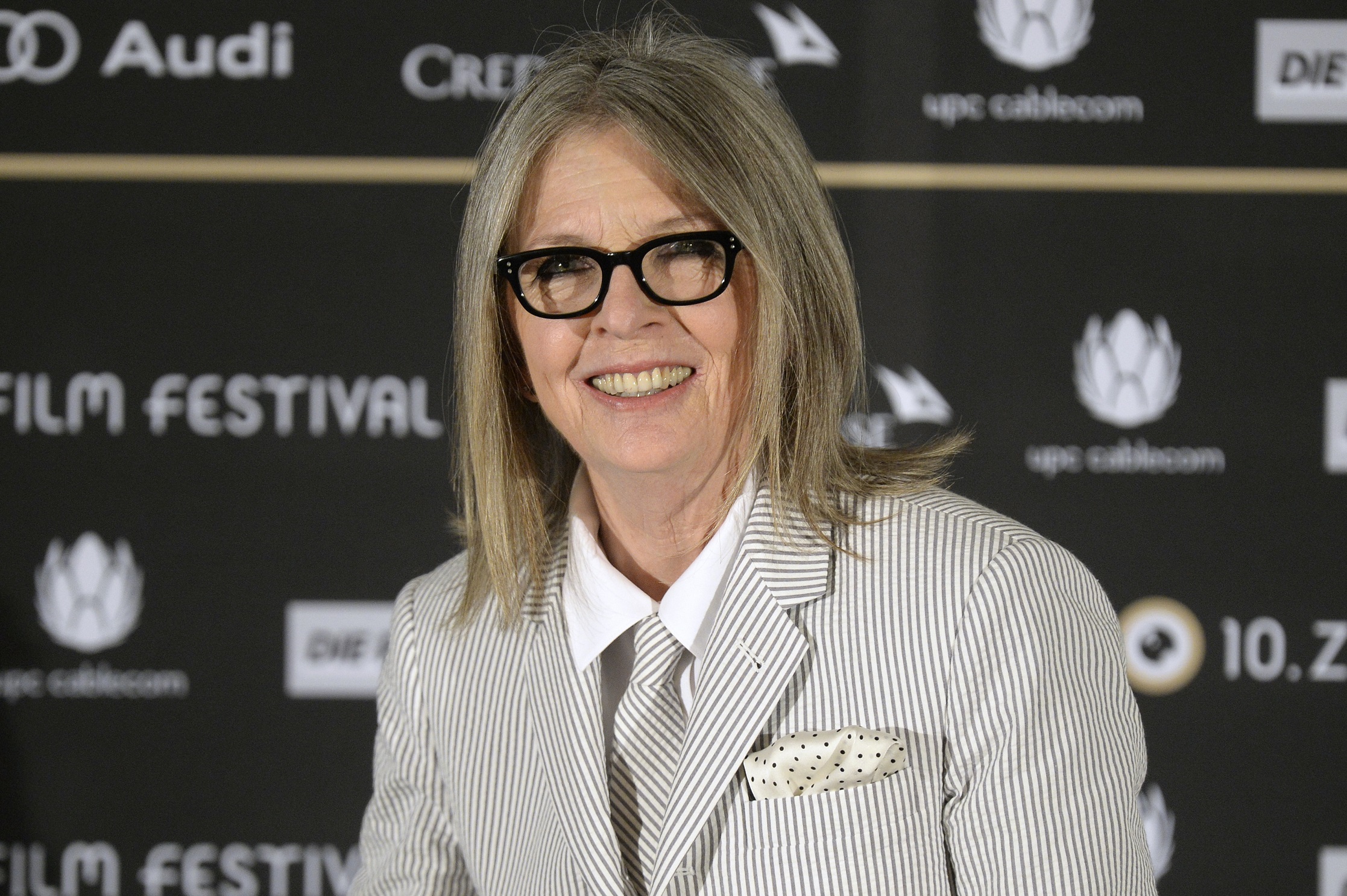 Η Diane Keaton σε συνέντευξη Τύπου στο 10ο Φεστιβάλ Κινηματογράφου της Ζυρίχης, 1 Οκτωβρίου 2014