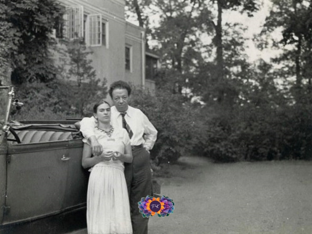 H Φρίντα Κάλο και ο σύζυγός της Ντιέγκο Ροντρίγκο.