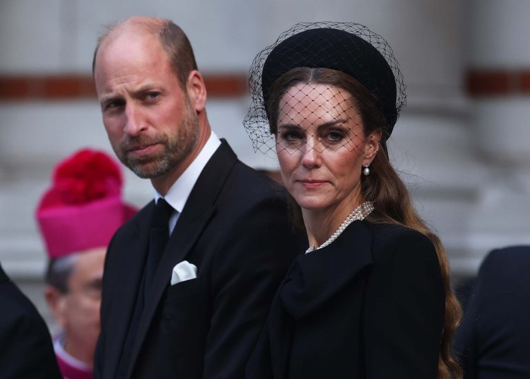 Ο πρίγκιπας William και η Kate Middleton αποχωρούν από τον Καθεδρικό του Ουέστμινστερ, 16 Σεπτεμβρίου 2025
