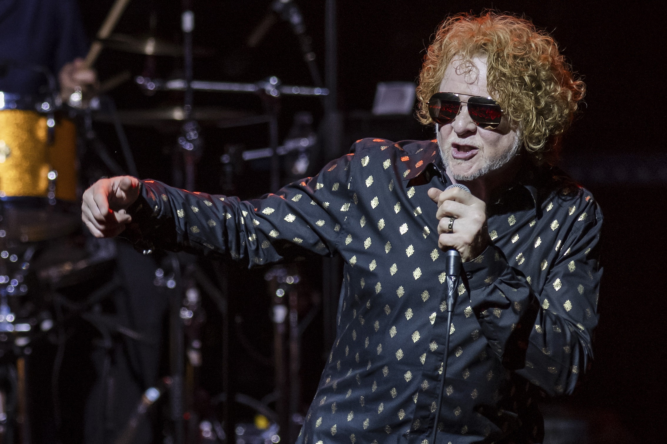 O Mick Hucknall των Simply Red τραγουδά στο θέατρο Stravinski στο πλαίσιο του 57ου Φεστιβάλ Τζαζ του Μοντρό, Ελβετία, 30 Ιουνίου 2023