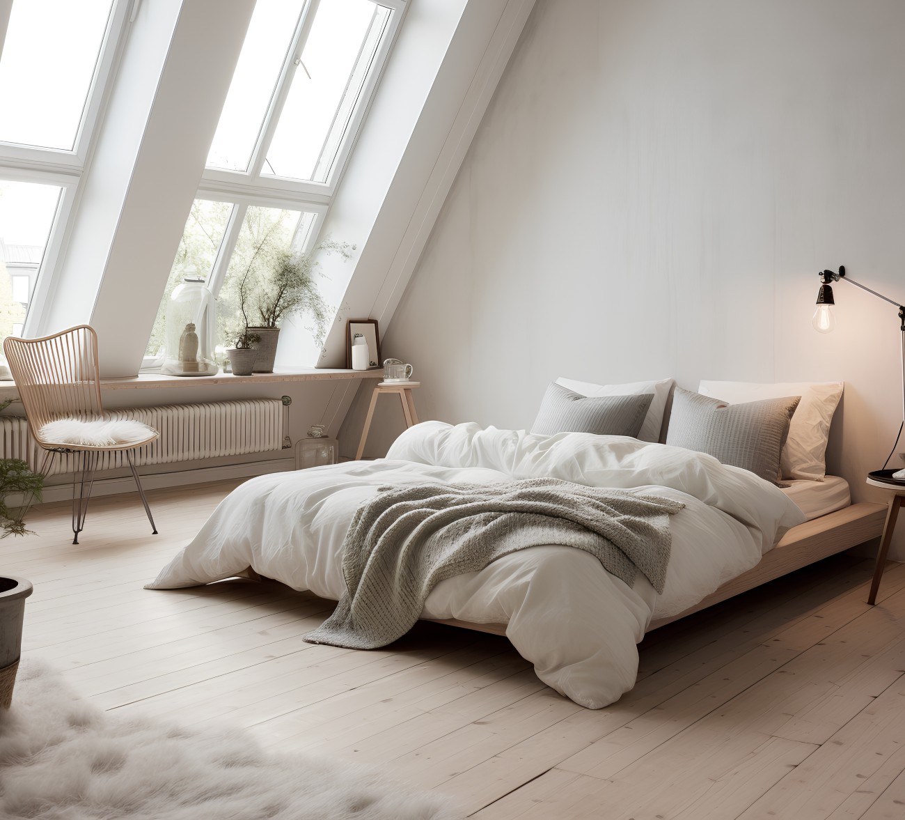 Κρεβάτι σε υπνοδωμάτιο