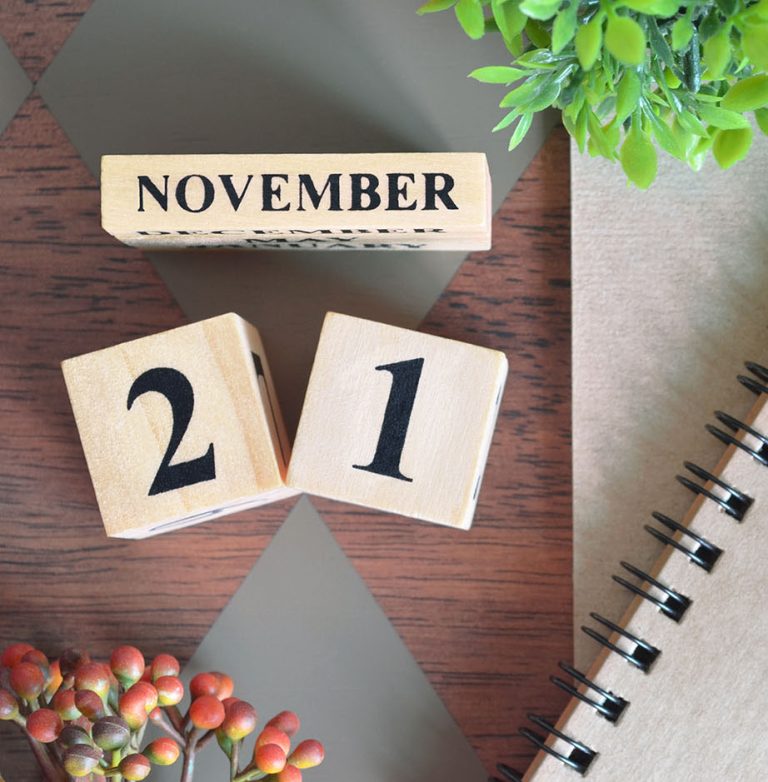 Ημερολόγιο Νοέμβριος 21