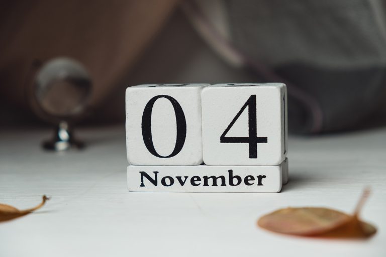 Ημερολόγιο Νοέμβριος 4