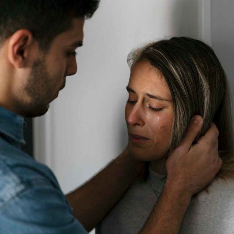 Ζευγάρι που τσακώνεται