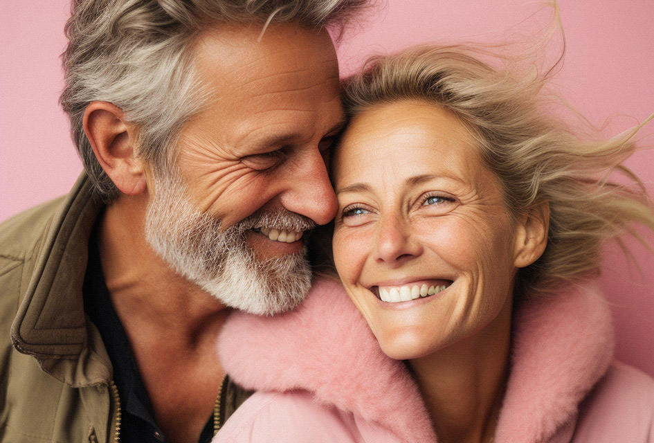 Χαρούμενο ζευγάρι