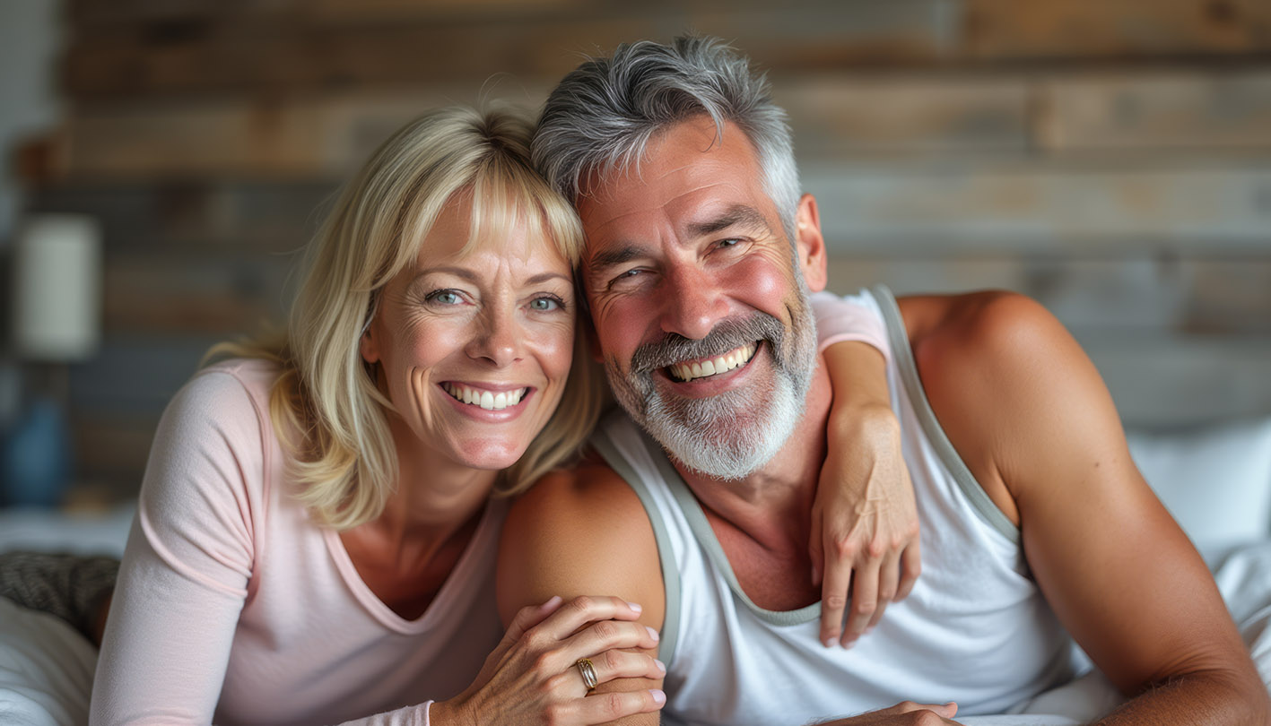 Χαρούμενο ζευγάρι