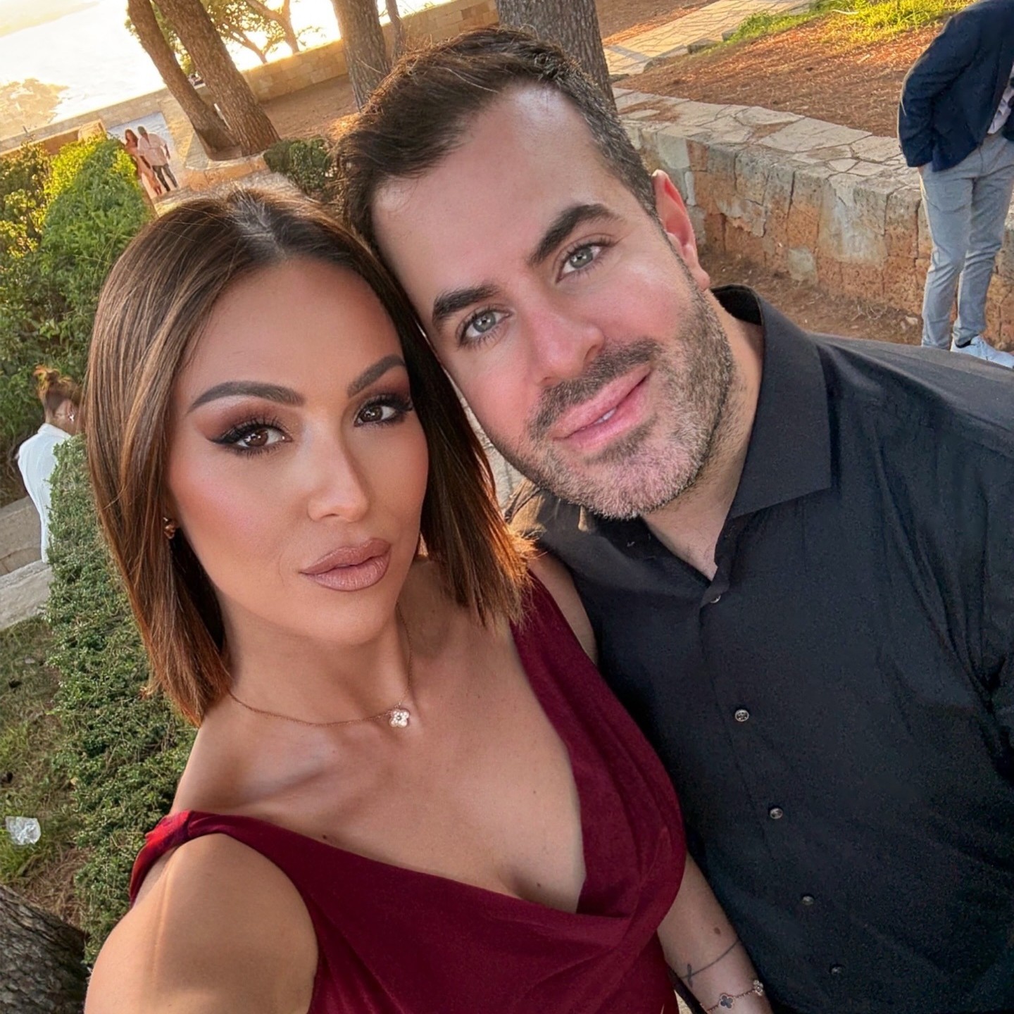 Η Δώρα Παντέλη με τον σύζυγό της John