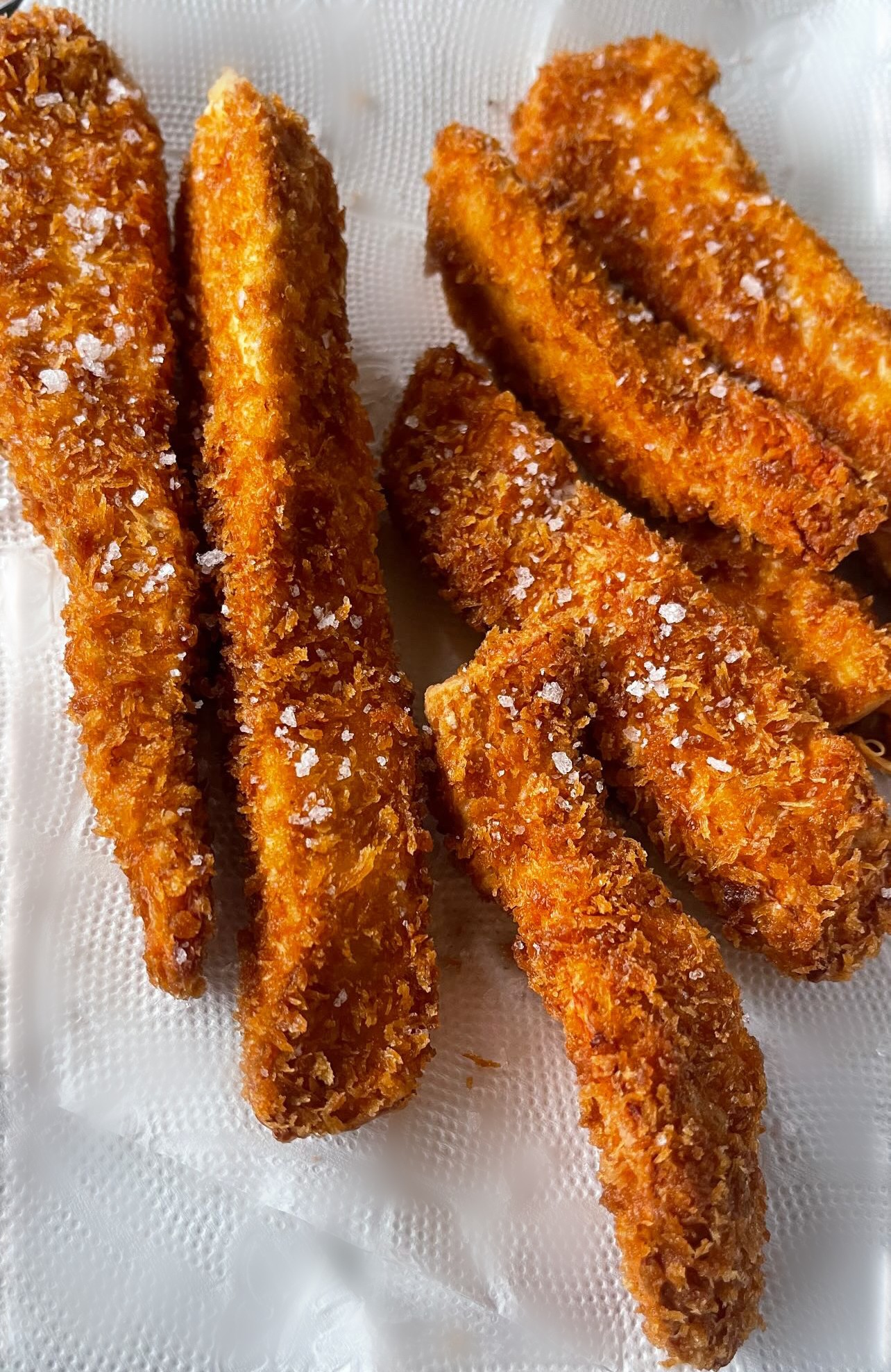 Μανιτάρια πανέ στο τηγάνι