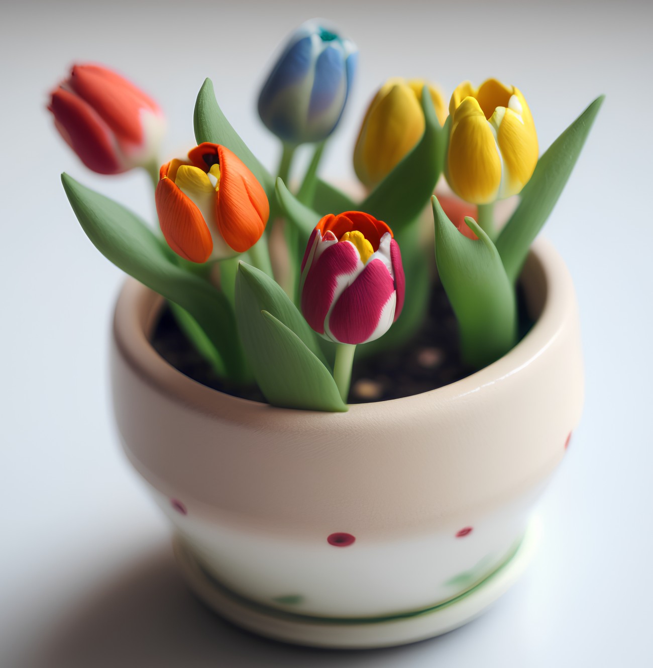 Τουλίπες σε γλάστρα