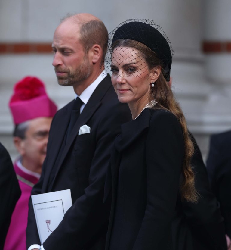 Ο πρίγκιπας William και η Kate Middleton αποχωρούν από τον Καθεδρικό του Ουέστμινστερ, 16 Σεπτεμβρίου 2025