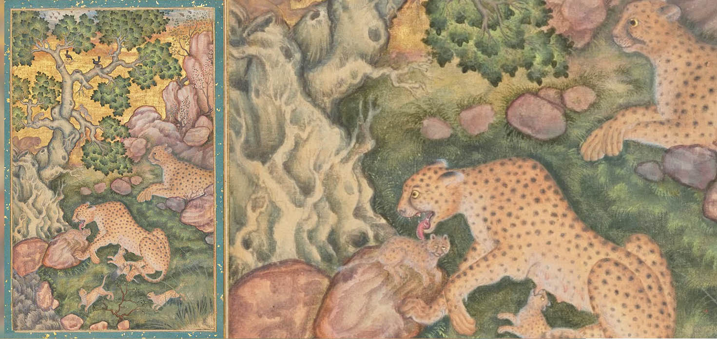 Λεπτομέρεια του έργου και ολόκληρο το έργο.