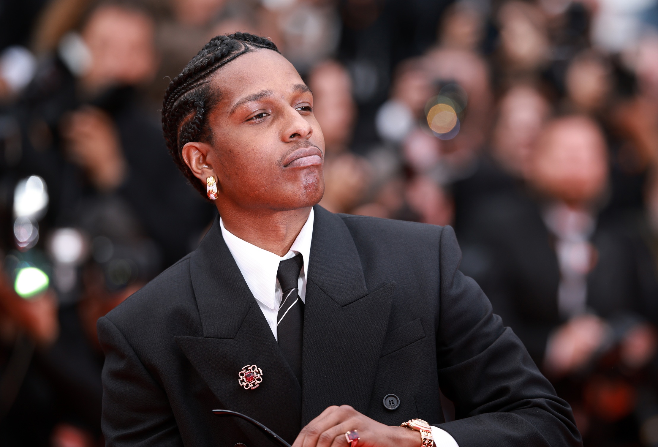 O ASAp Rocky στην πρεμιέρα του "Highest 2 Lowest" στο πλαίσιο του 78ου Φεστιβάλ Καννών, 19 Μαΐου 2025