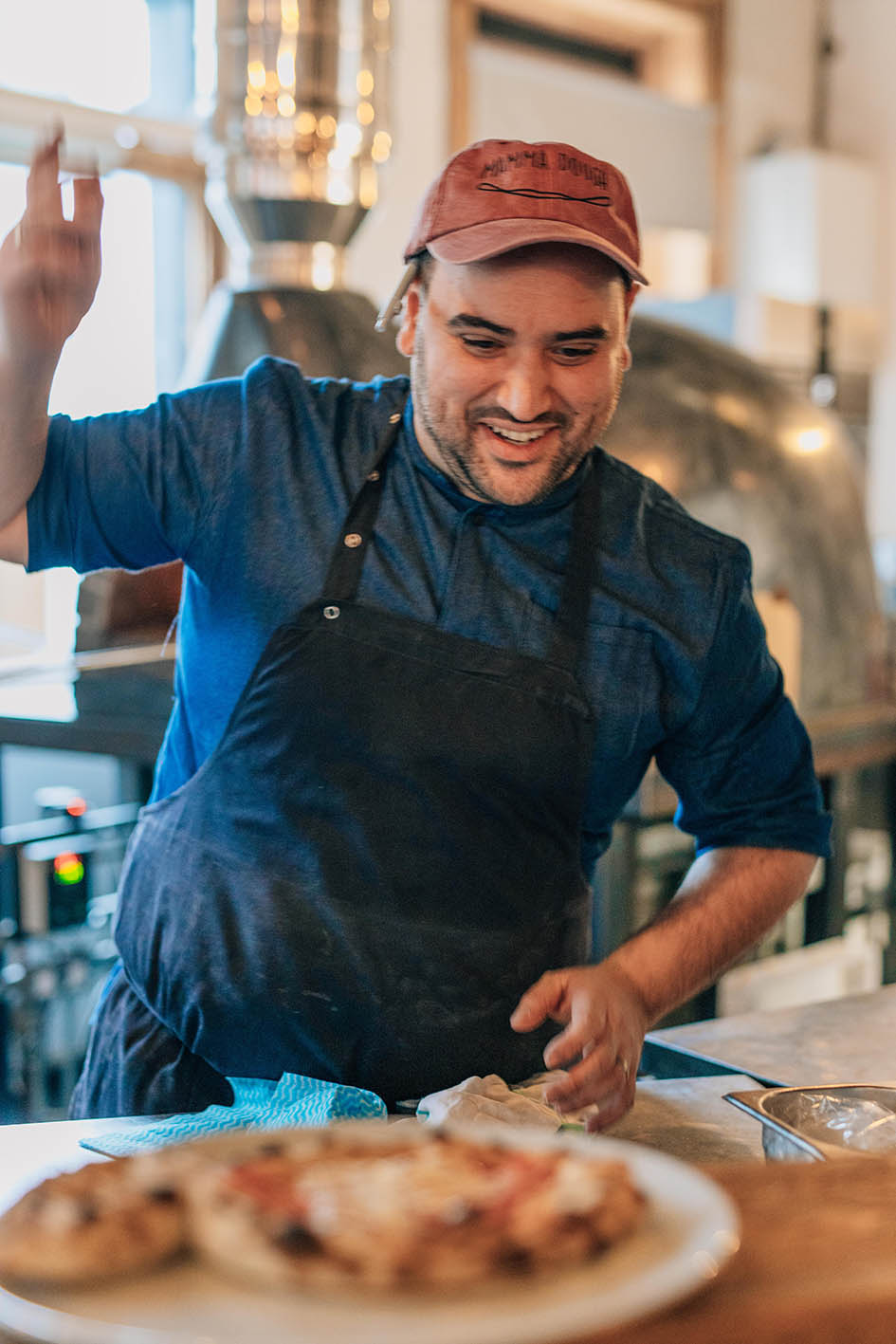 O σεφ Antonio Raspone που αναδείχτηκε σεφ Πίτσας στο Λονδίνο