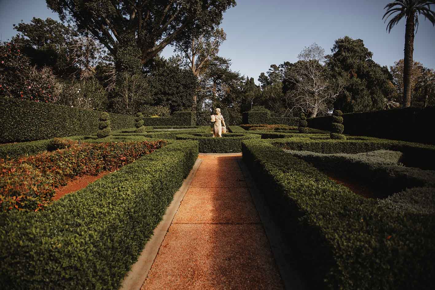 Οι κήποι στο Queens Park στο Toowoomba στο Queensland της Αυστραλίας.