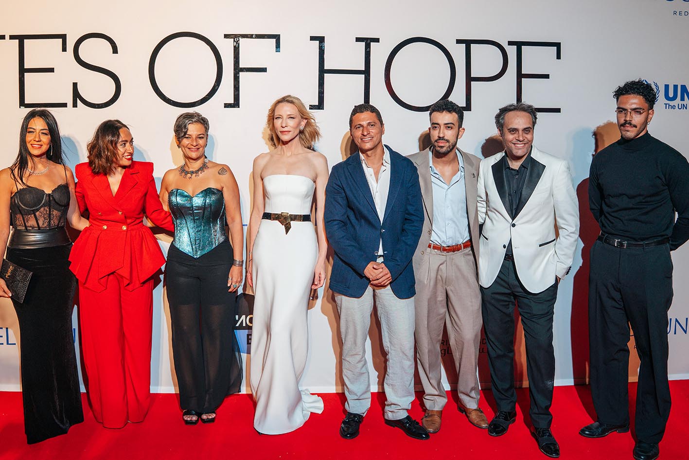 H Cate Blanchett και οι καλεσμένοι παρευρίσκονται στο γκαλά δείπνο κατά τη διάρκεια του Φεστιβάλ Κινηματογράφου Ελ Γκούνα 2025 στις 19 Οκτωβρίου 2025 στην περιοχή Ελ Γκούνα της Αιγύπτου.