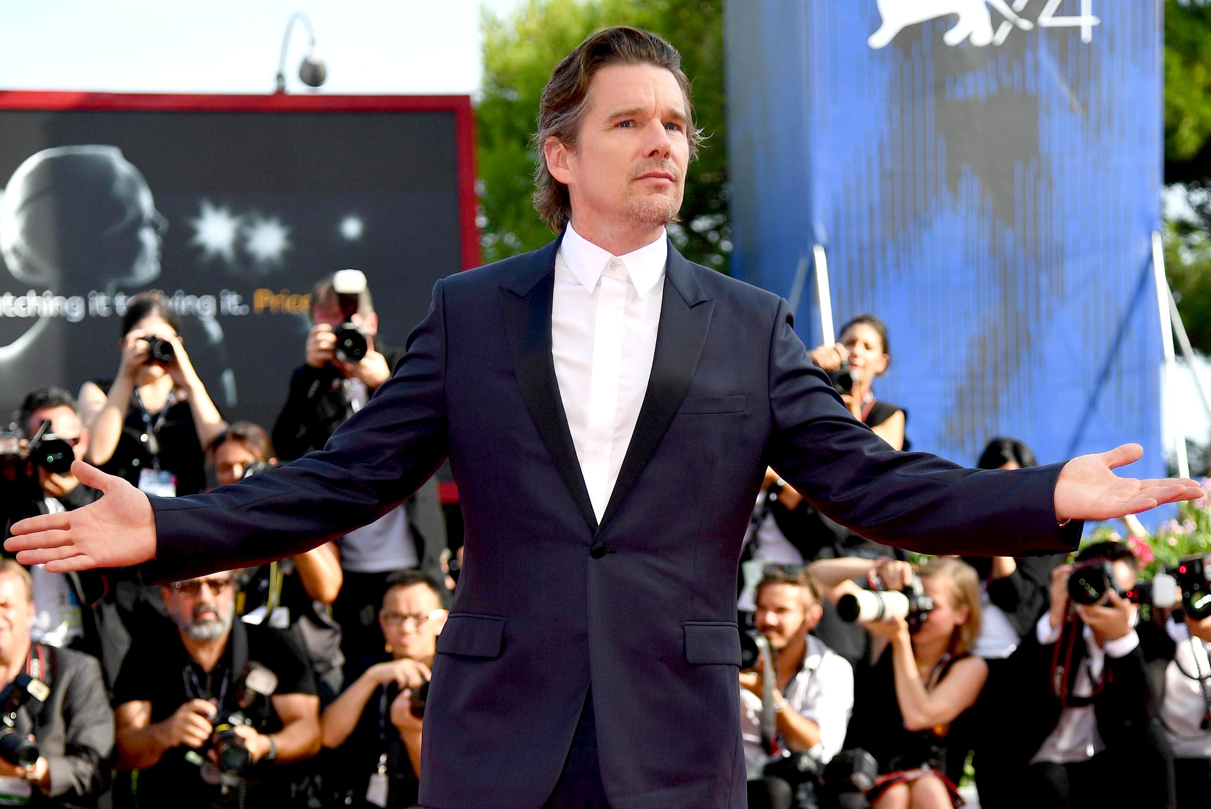 Ο Ethan Hawke στην πρεμιέρα του "First Reformed" στο πλαίσιο του 74ου Φεστιβάλ Βενετίας, 31 Αυγούστου 2017