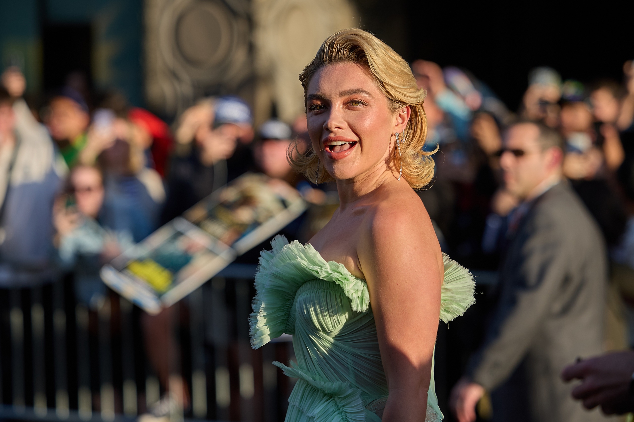 H Florence Pugh στην πρεμιέρα της ταινίας των Marvel Studios "Thunderbolts" στο Λος Άντζελες, 28 Απριλίου 2025