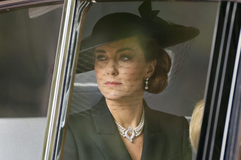 H Kate Middleton στην κηδεία της βασίλισσας Ελισάβετ, στις 19 Σεπτεμβρίου 2022