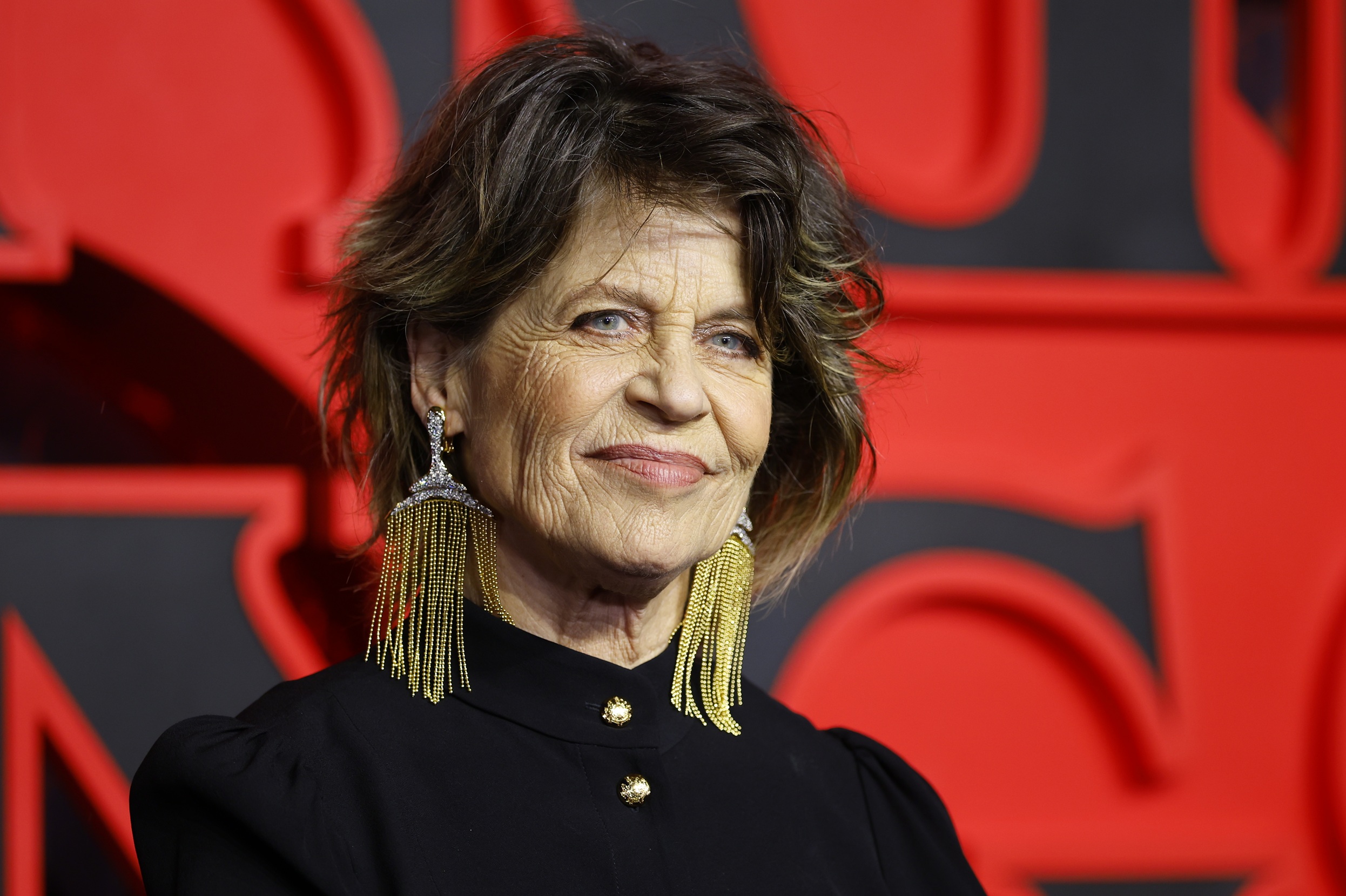 H Linda Hamilton στην ειδική προβολή της πέμπτης σεζόν του "Stranger Things" στο Λονδίνο, 13 Νοεμβρίου 2025