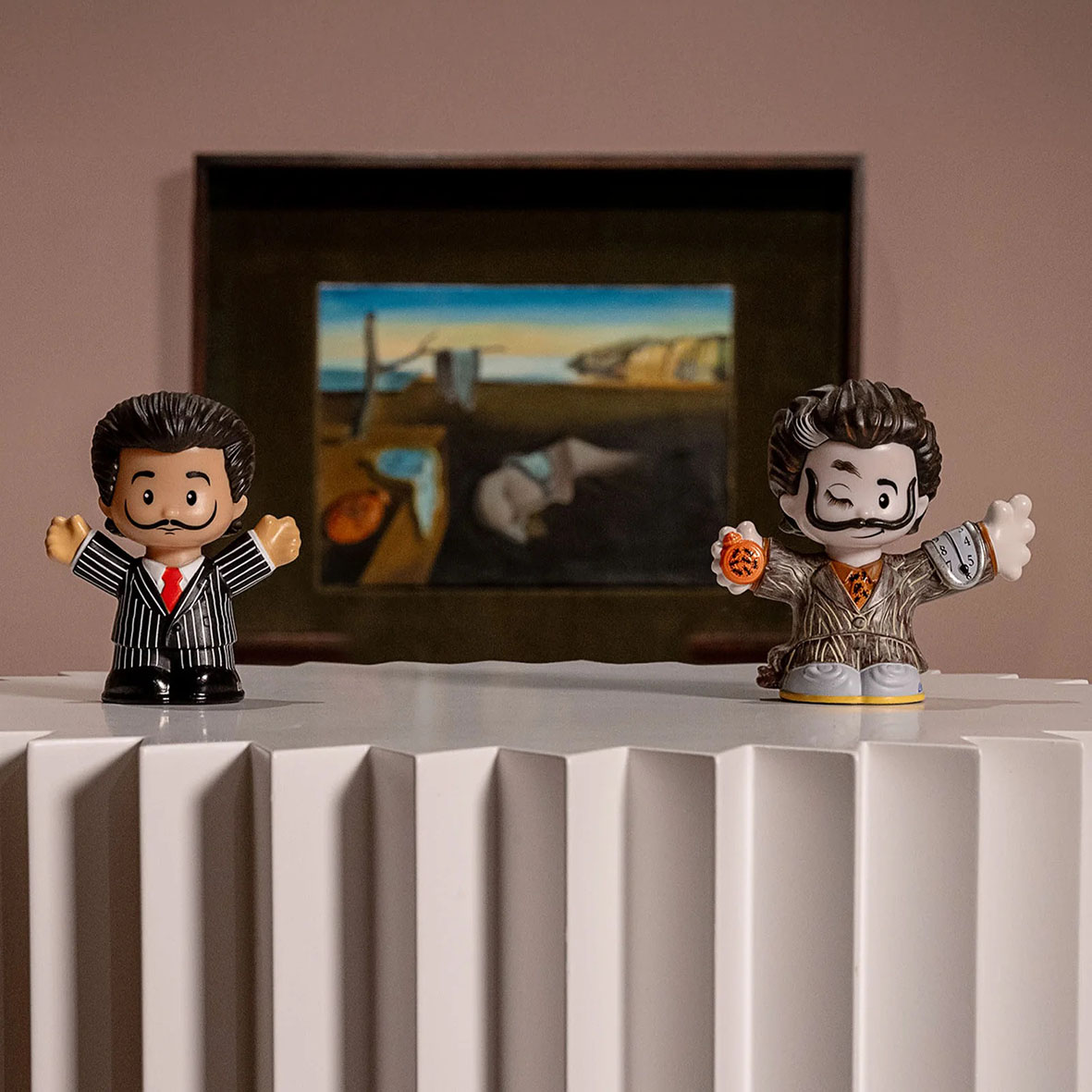 Little People Collector x MoMA Salvador Dali Figure Set.