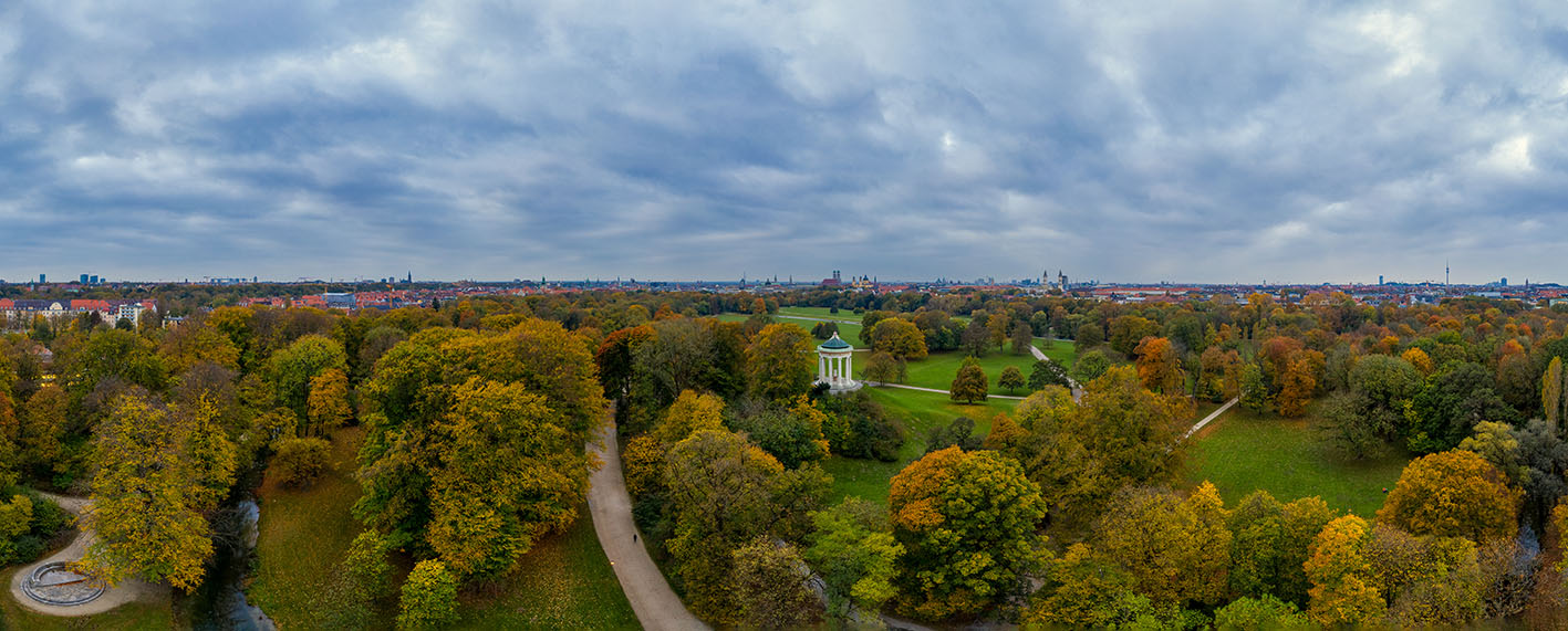 Μόναχο την φθινοπωρινή σεζόν - The Englischer Garten με υπέροχα φθινοπωρινά χρώματα.