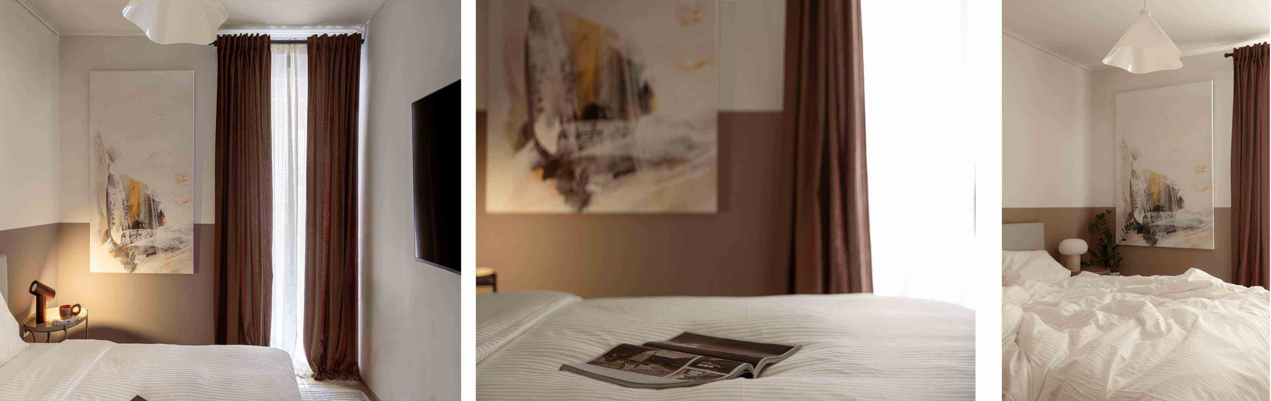 Η δεύτερη κρεβατοκάμαρα μετά την ανακαίνιση.