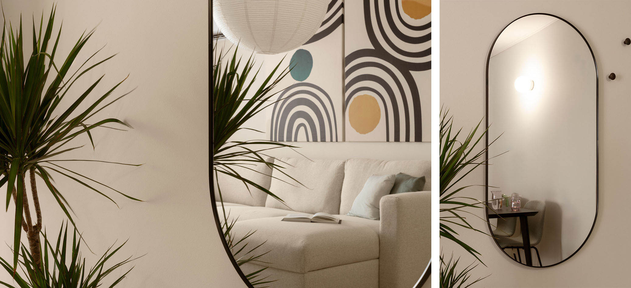 H είσοδος του διαμερίσματος μετά την ανακαίνιση. 