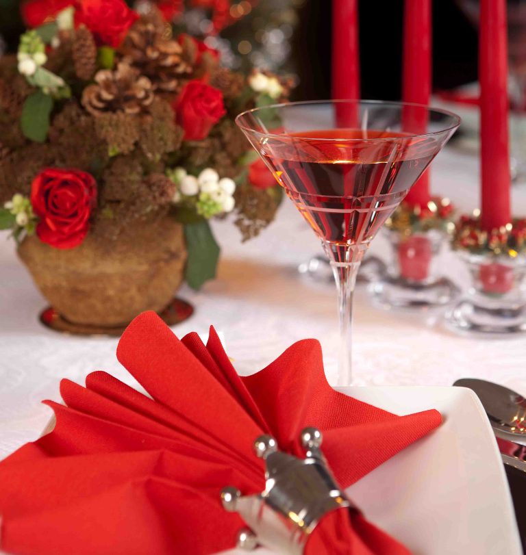 Χριστουγεννιάτικη διακόσμηση για τραπέζι