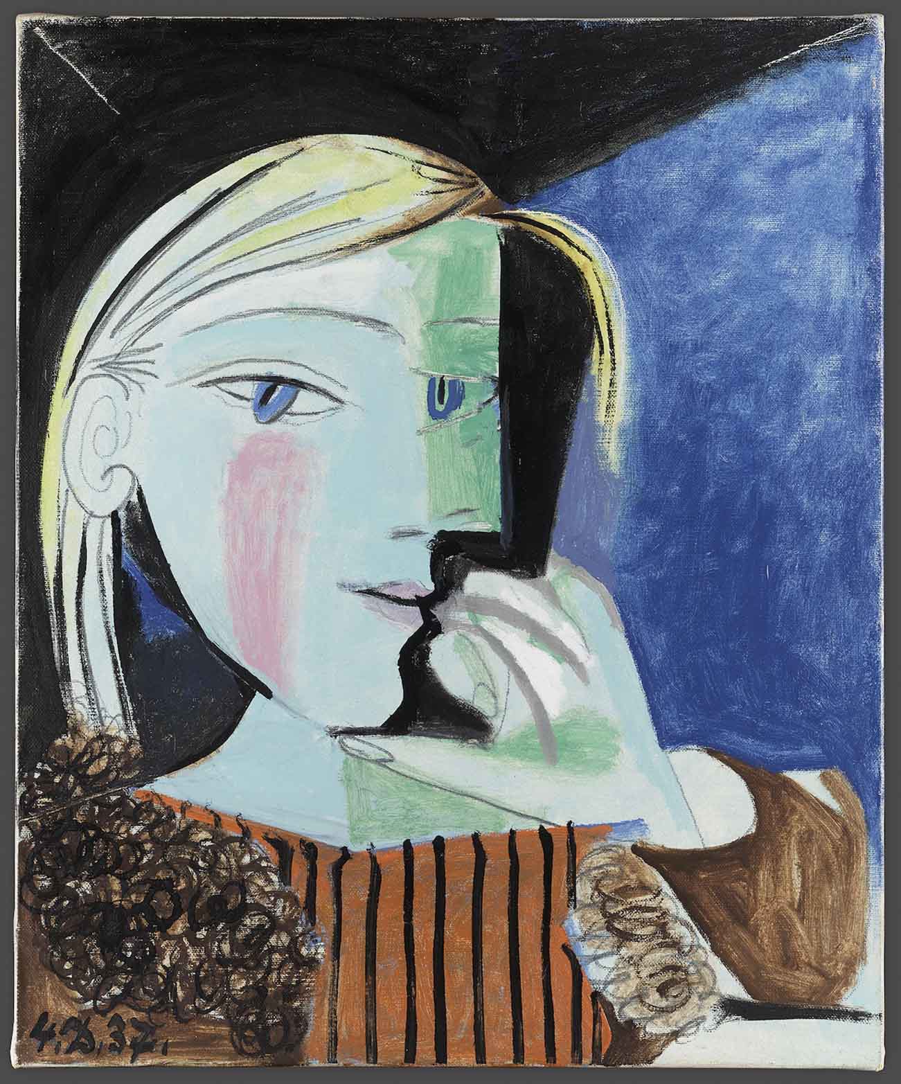 Pablo Picasso - Portrait of Marie-Thérèse,1937. Πορτρέτο της Μαρίας Τερέζας από τον Πικάσο