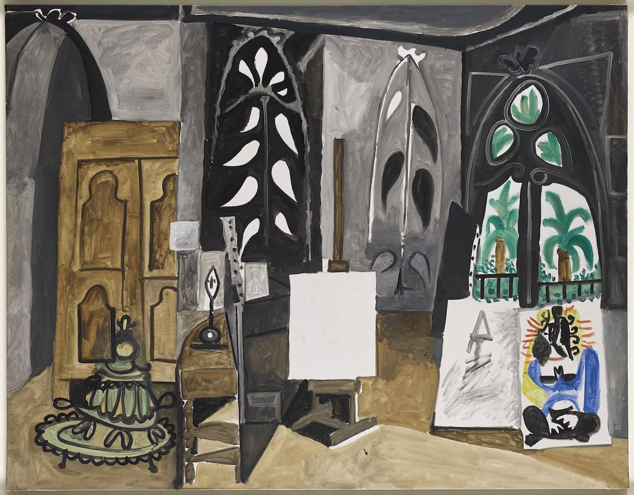 Pablo Picasso - The Studio at La Californie, 1956. Το στούντιο του Πικάσο στην Καλιφόρνια.
