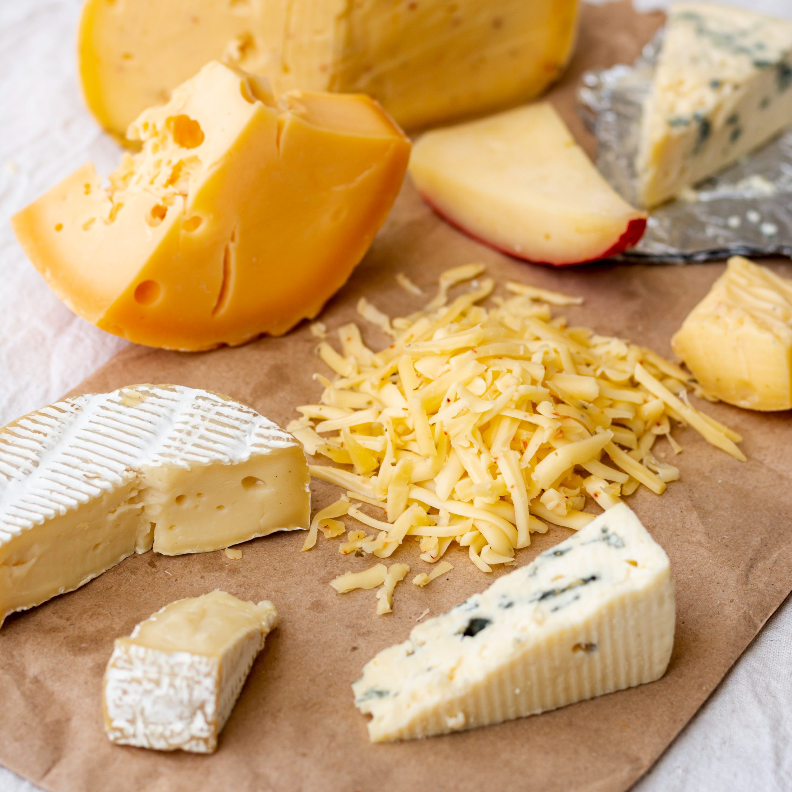 Διάφορα είδη τυριών