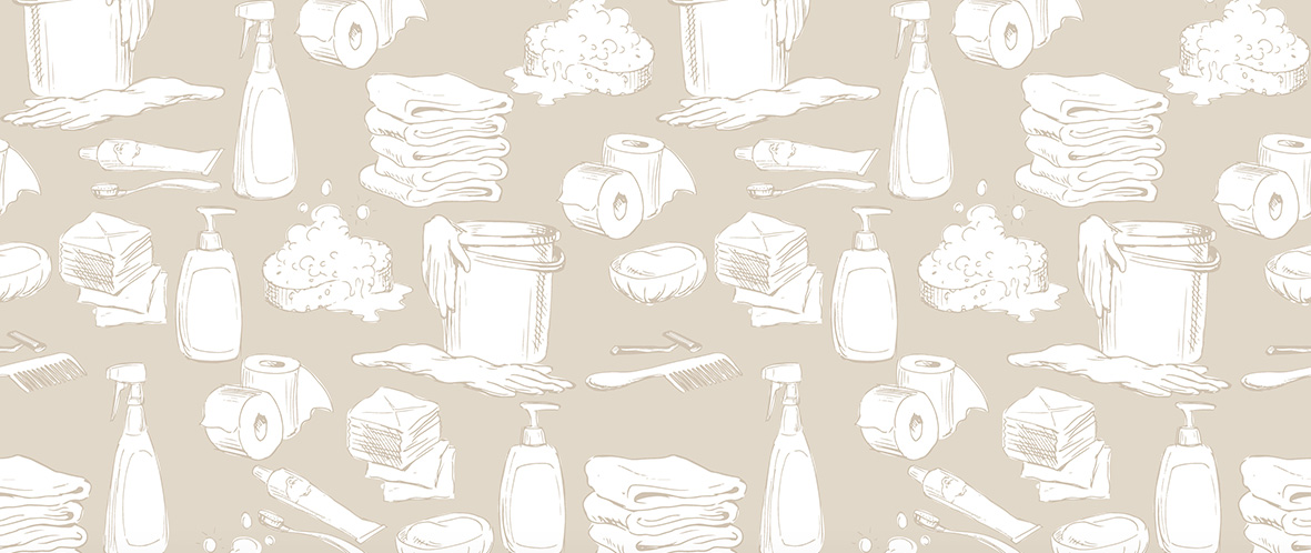 Είδη καθαρισμού σκίτσα