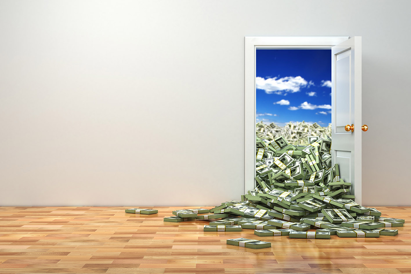 Πόρτα στο όνειρο ανοίγει και πέφτουν δολάρια