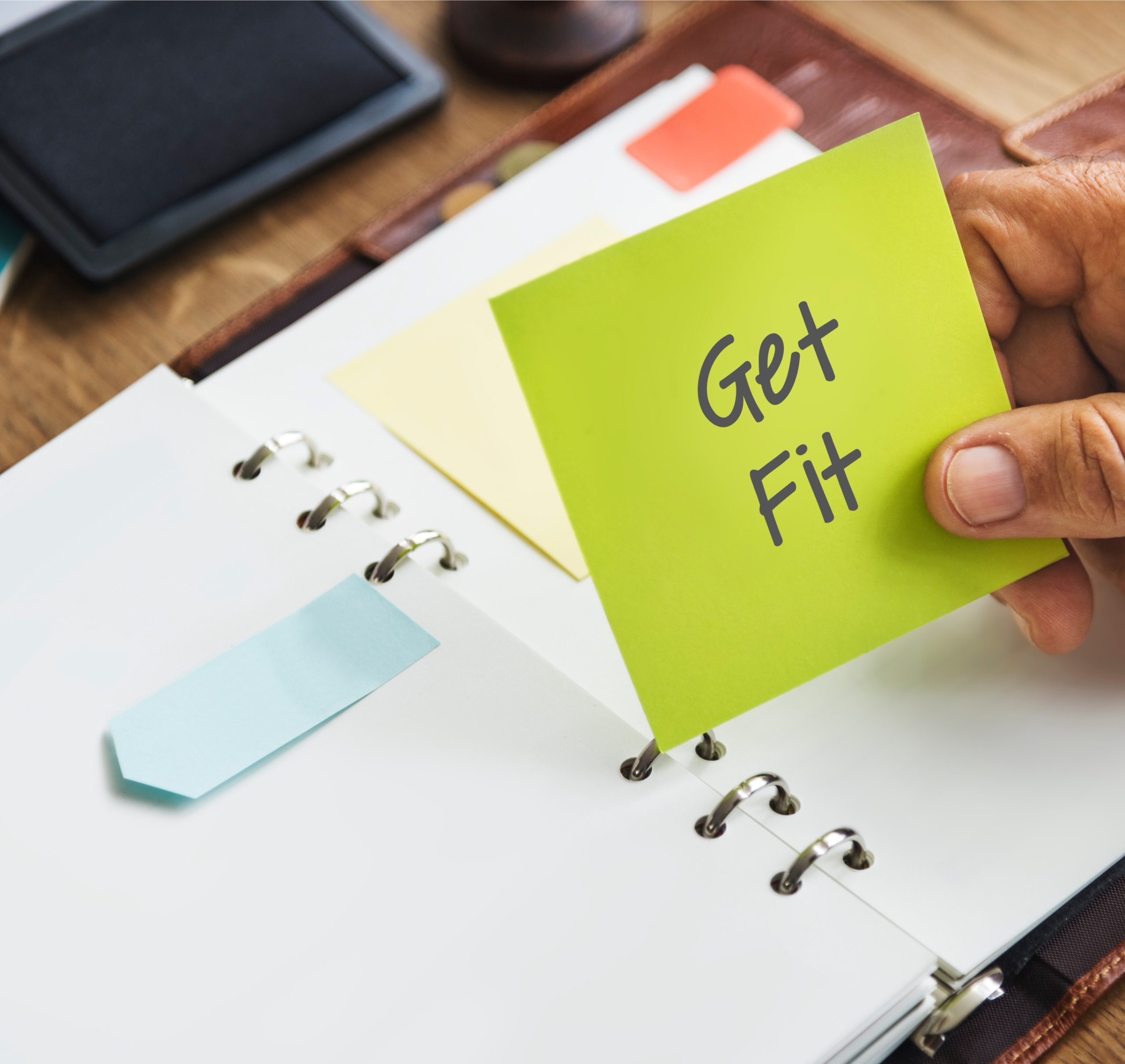 Get fit σημειώση υπενθύμισης