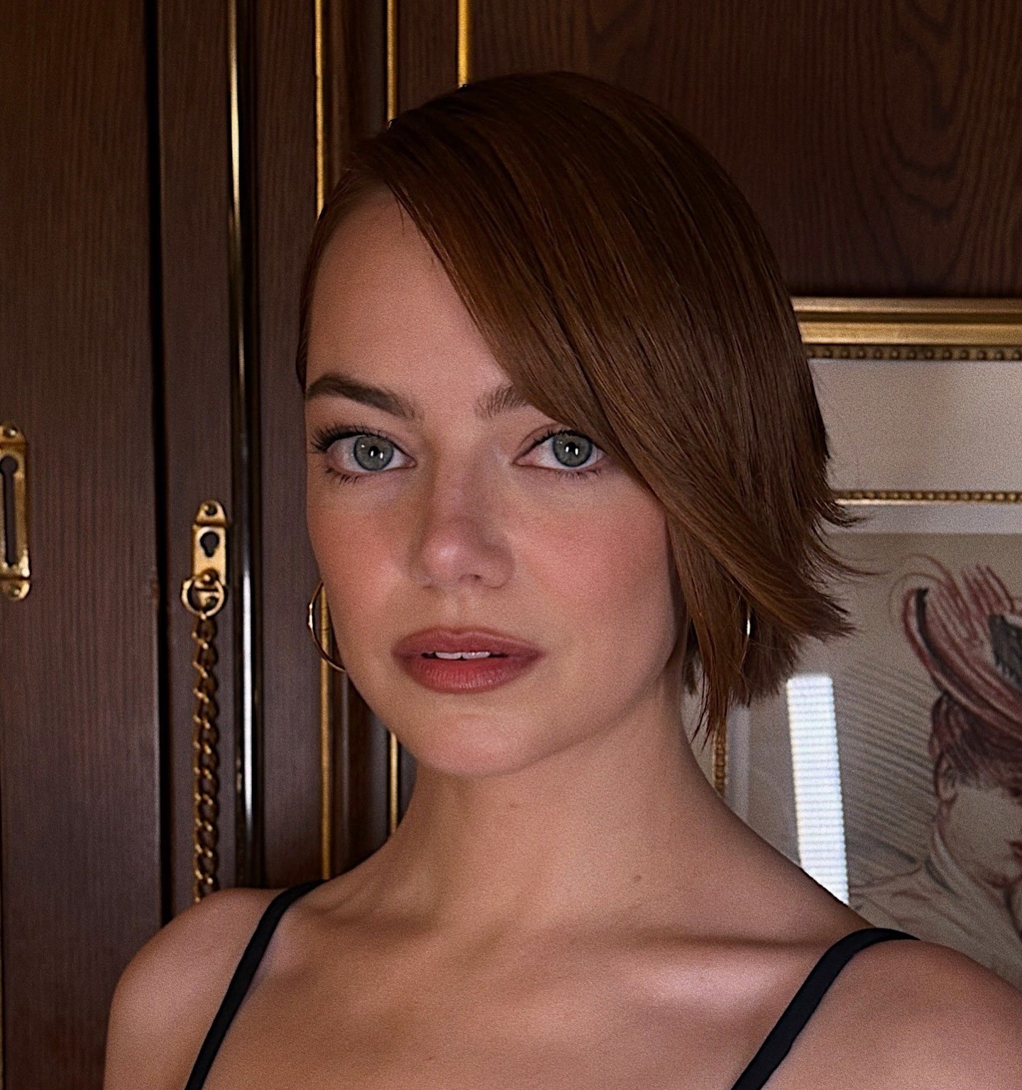 Emma Stone με κοντό καρέ