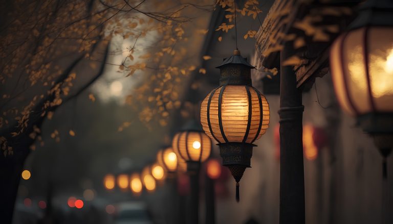 Φανάρια σε δρόμο στο Παρίσι