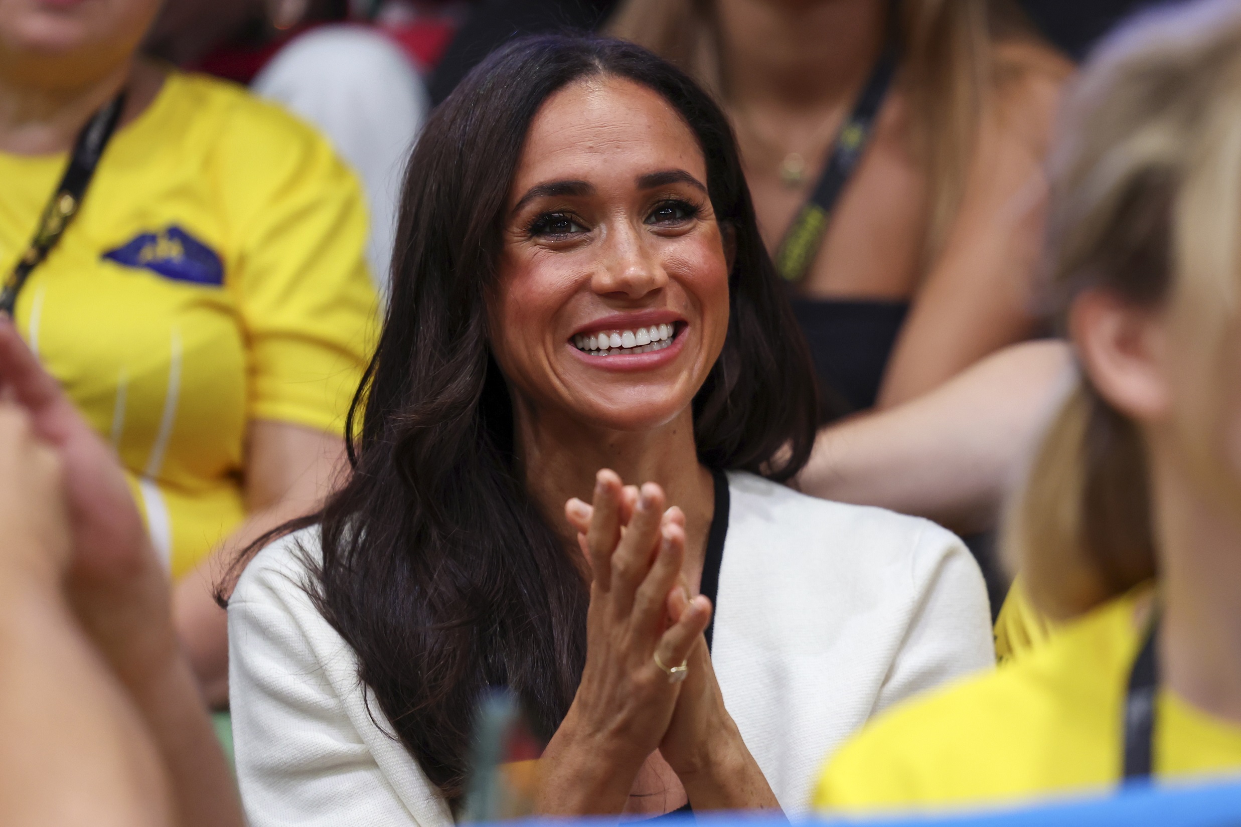 H Meghan Markle στον αγώνα Wheelchair Basketball στο πλαίσιο των 6ων Αγώνων Invictus στο Ντίσελντορφ, 13 Σεπτεμβρίου 2023