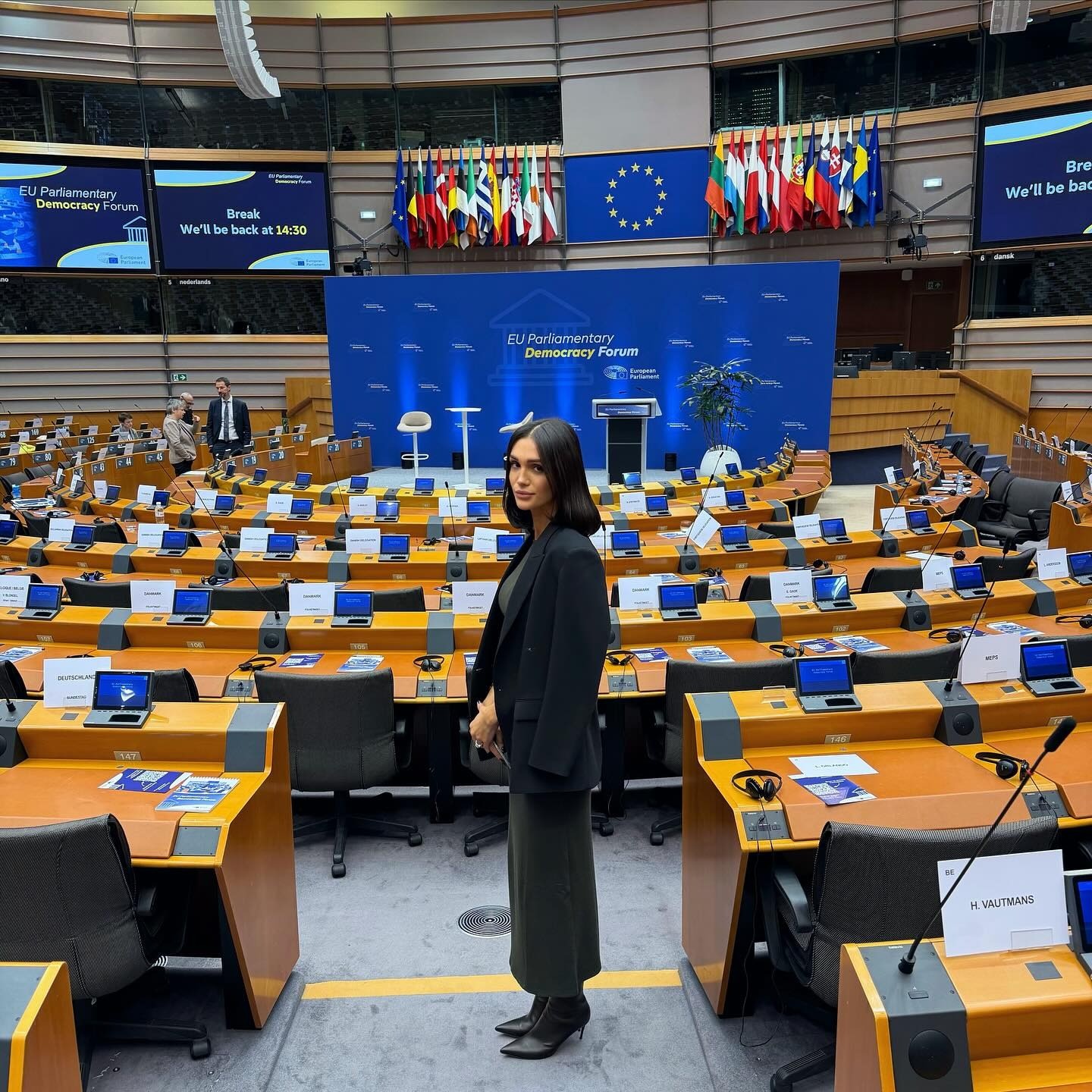 Η Ναταλί Παρτσινέβελου στο Ευρωκοινοβούλιο