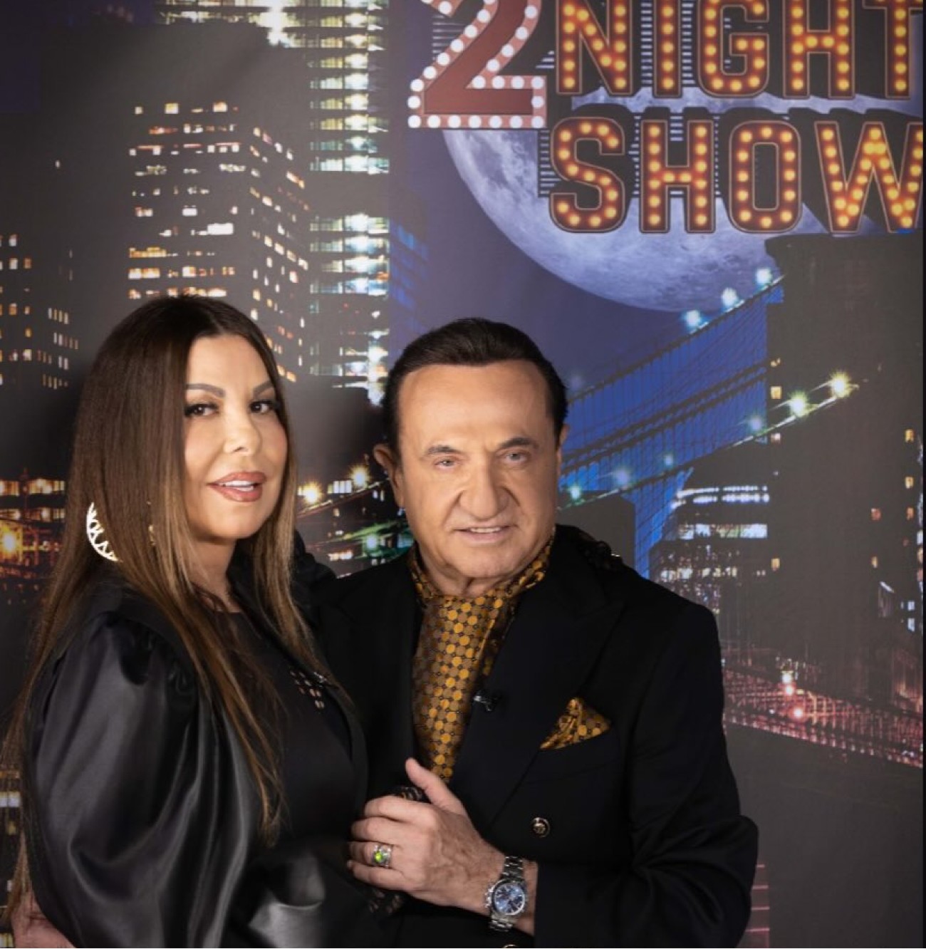 Άντζελα Δημητρίου και Λευτέρης Πανταζής στο The 2night Show