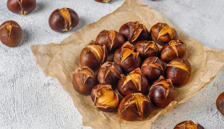 Kάστανα ψητά στο airfryer